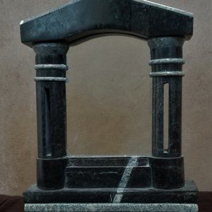 Very rare solid marble photo frame